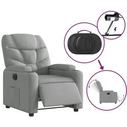 Fotoliu-recliner VidaXL 3204572 (Light Grey) Thumb