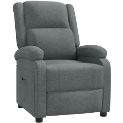 Fotoliu-recliner VidaXL 340182 (Dark Grey) Thumb