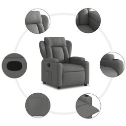 Fotoliu-recliner VidaXL 372404 (Dark Grey) Thumb