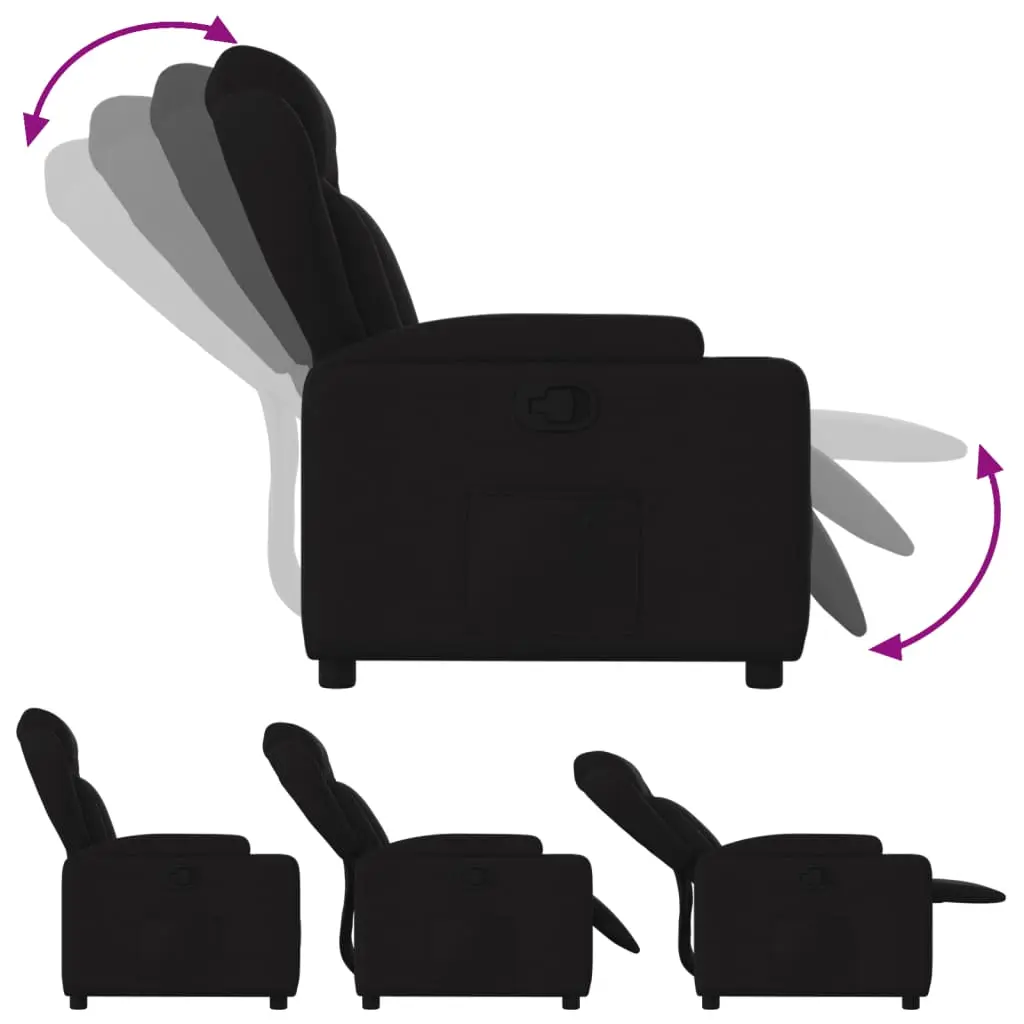 Fotoliu-recliner VidaXL 372405 (Black)