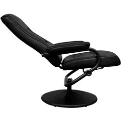 Fotoliu cu suport pentru picioare VidaXL 241535 (Black) Thumb