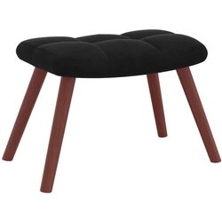 Кресло с подставкой для ног VidaXL 328068 (Black) Thumb