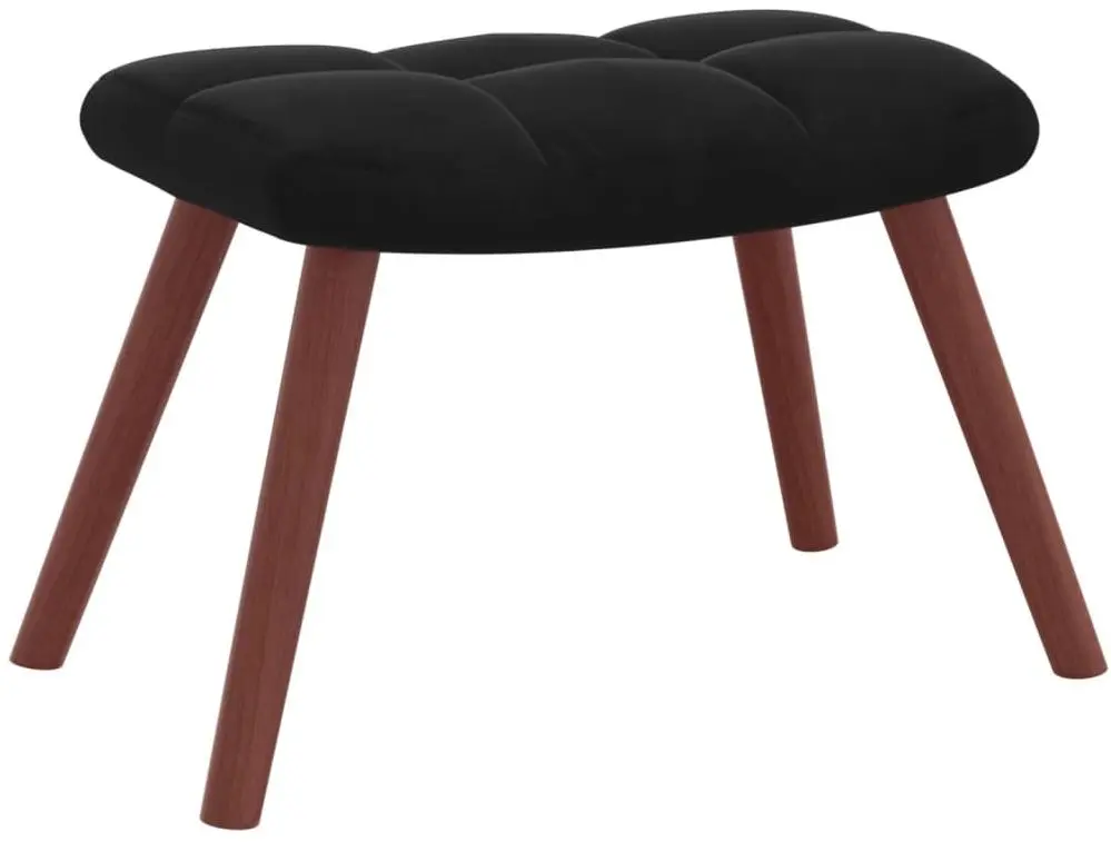 Кресло с подставкой для ног VidaXL 328068 (Black)