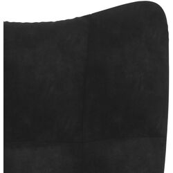 Кресло с подставкой для ног VidaXL 328090 (Black) Thumb