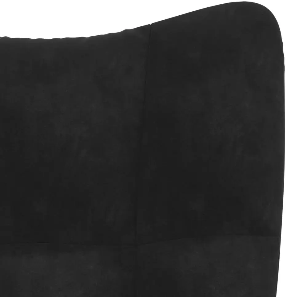 Кресло с подставкой для ног VidaXL 328090 (Black)