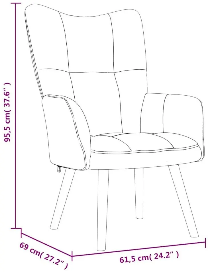 Fotoliu VidaXL 328053 (Dark Green)