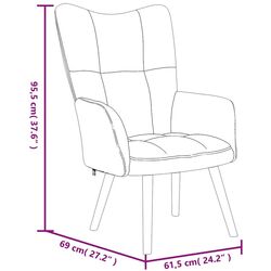 Fotoliu VidaXL 328057 (Black) Thumb