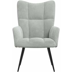 Кресло VidaXL 328073 (Light Grey) Thumb