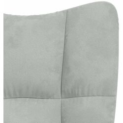 Кресло VidaXL 328161 (Light Grey) Thumb