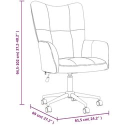 Кресло VidaXL 328161 (Light Grey) Thumb