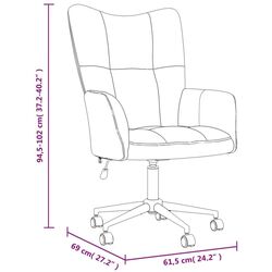 Fotoliu VidaXL 328162 (Dark Grey) Thumb