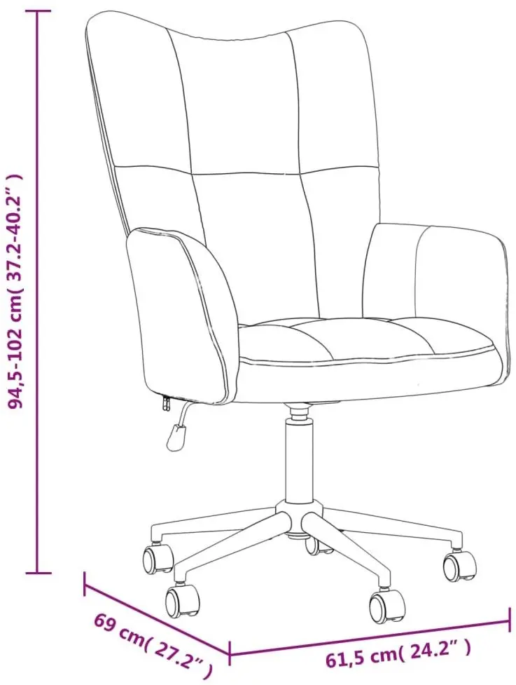 Fotoliu VidaXL 328162 (Dark Grey)