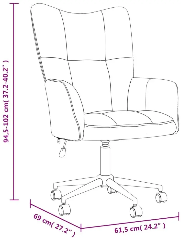 Fotoliu VidaXL 328168 (Yellow)