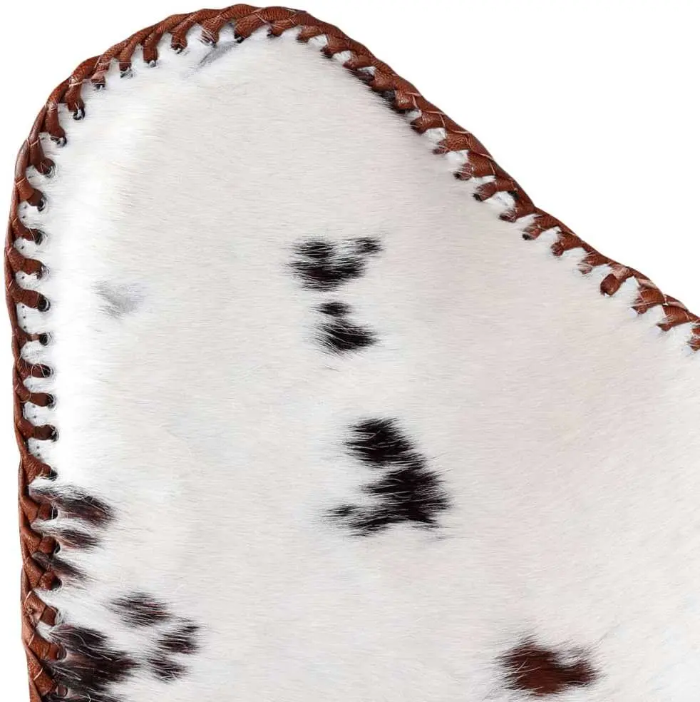 Fotoliu VidaXL Butterfly 243696 (Brown/White)