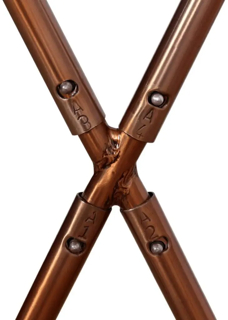 Fotoliu VidaXL Butterfly 243696 (Brown/White)