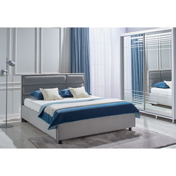 Pat cu saltea Ambianta Amigo Gri + Saltconfort Classic Ortopedic 140х200/20 Thumb