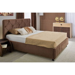 Pat cu saltea Ambianta Cristal + Lux Ortopedic 180х200 (Brown) Thumb