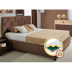 Pat cu saltea Ambianta Cristal + Lux Ortopedic 180х200 (Brown)