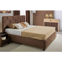 Pat cu saltea Ambianta Cristal Maro + Saltconfort Classic Ortopedic 160х200/20 Thumb