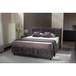 Pat cu saltea Ambianta Rio + Lux Ortopedic 180х200 (Dark Grey) Thumb