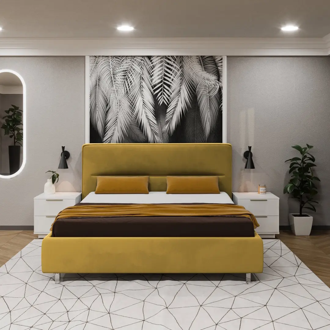 Кровать с матрасом Bayro HarmonyBed Pro JS1080 Cat-II + Lux Ortopedic 180х200 - 2