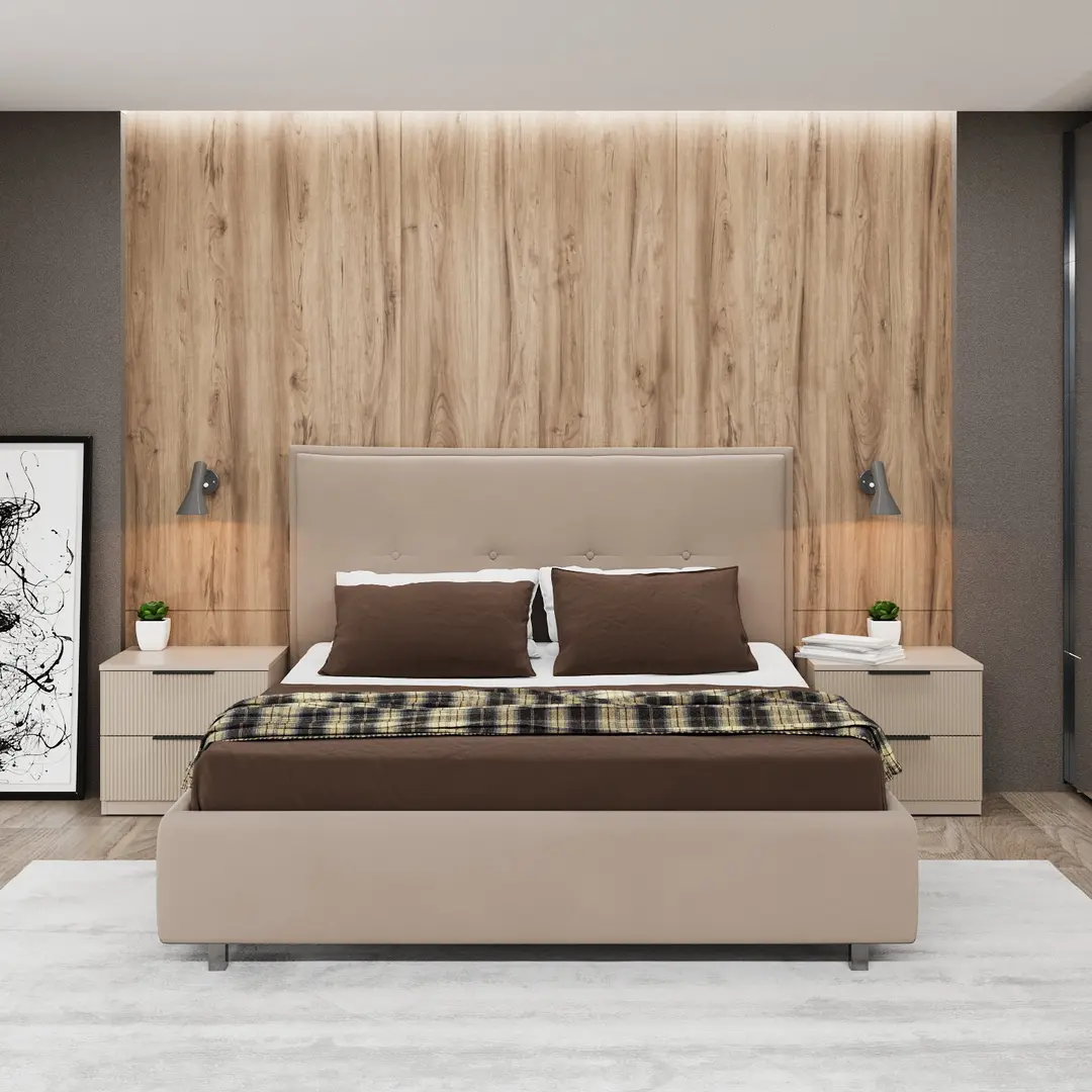 Кровать с матрасом Bayro ModernBed JES19 Cat-I + Lux Ortopedic 180х200 - 2