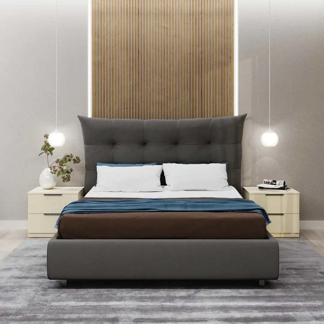 Кровать с матрасом Bayro Rafinato JES19 Cat-I + Lux Ortopedic 180х200 - 2