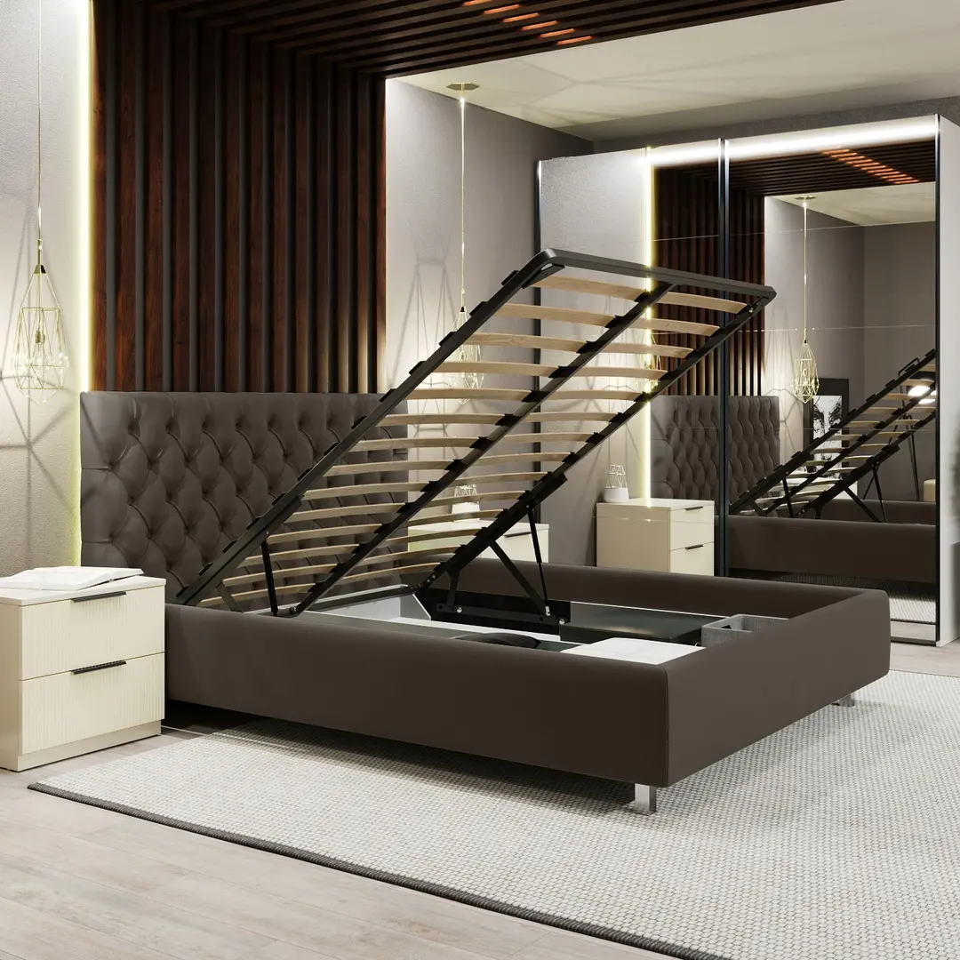Кровать с матрасом Bayro RomanRose JS1080 Cat-II + Lux Ortopedic 180х200 - 3