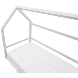 Pat casuta cu saltea Бельмарко Montessori Svogen White + MyKids Premium 70x160/12 Thumb