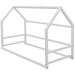 Pat casuta cu saltea Бельмарко Montessori Svogen White + MyKids Premium 70x160/12 Thumb