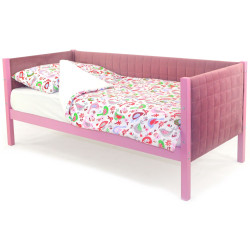 Кровать с матрасом Бельмарко Svogen с обивкой Lavender + Saltconfort Spuma 70х160/15 Thumb