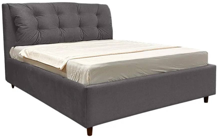 Pat cu saltea Charmbed Confort Adaline Modern + Lux Ortopedic 180х200 (Anthracite) - 2