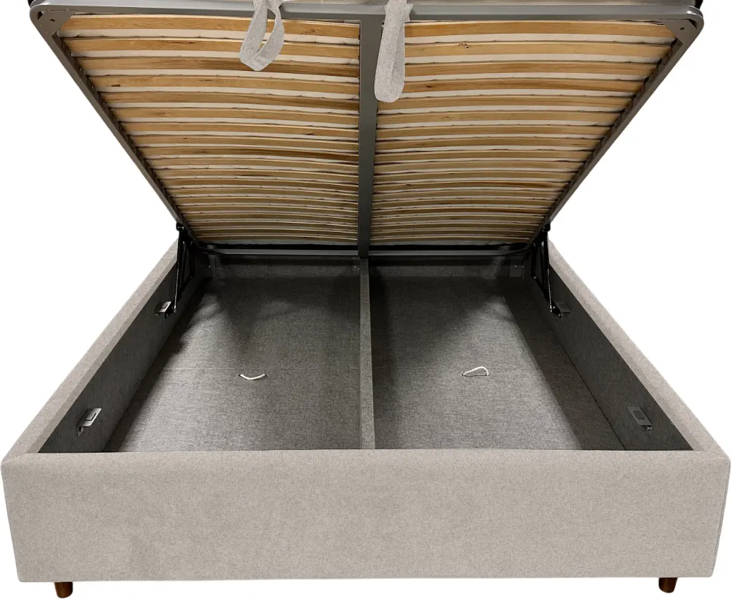 Pat cu saltea Charmbed Confort Adaline Modern + Lux Ortopedic 180х200 (Fossil) - 3