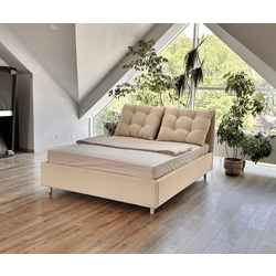 Кровать с матрасом Charmbed Confort Adele London 02 Milk Coffe + Saltconfort Classic Ortopedic 140х200/20 Thumb