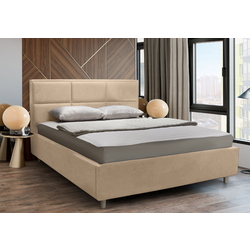 Кровать с матрасом Charmbed Confort Arcadia London 02 Milk Coffee + Saltconfort Classic Ortopedic 160х200/20 Thumb