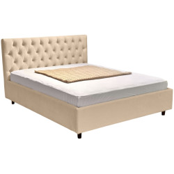 Pat cu saltea Charmbed Confort Elena + Lux Ortopedic 180х200 (Milk Coffee) Thumb