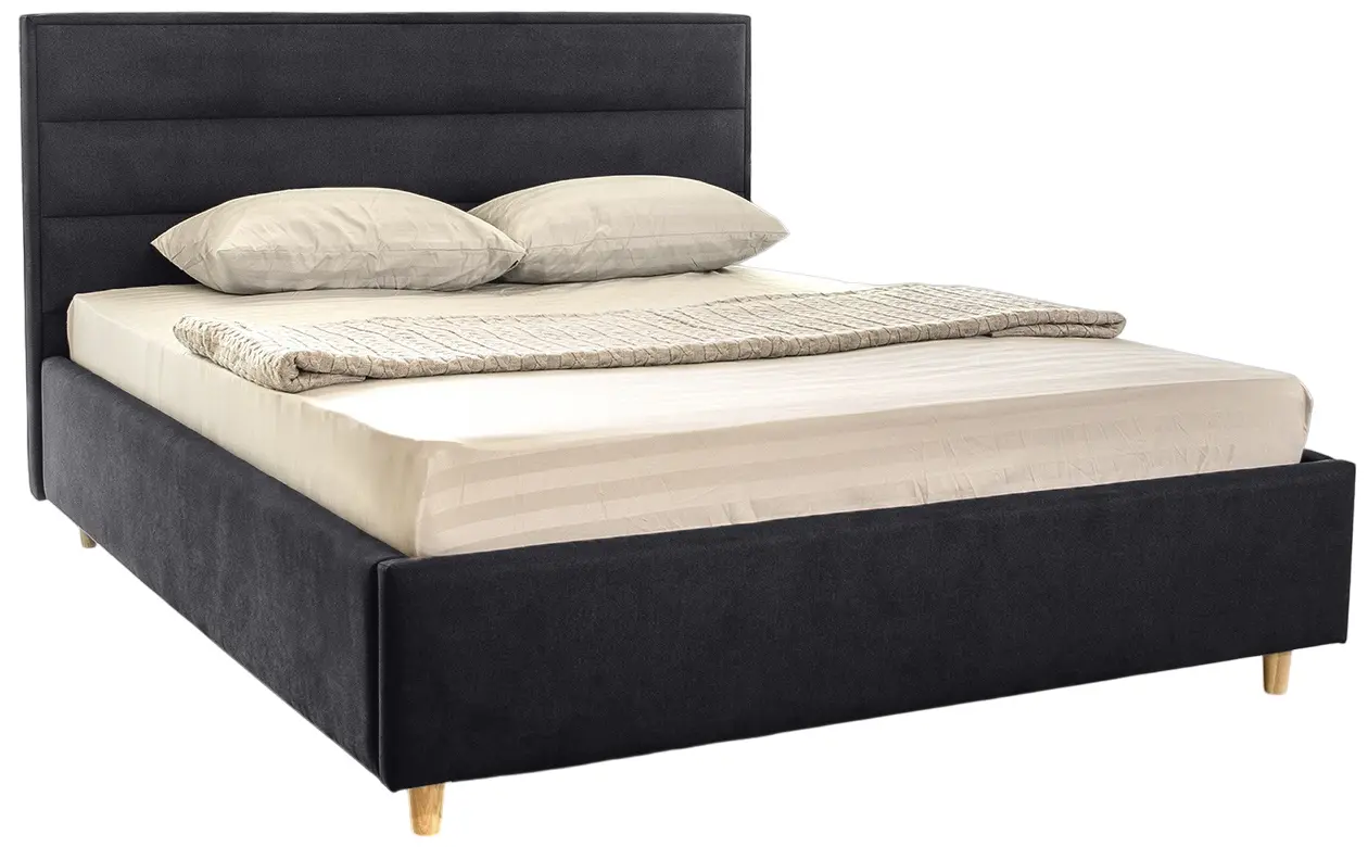 Кровать с матрасом Charmbed Confort Lider Balaton 96 Graphite + Saltconfort Classic Ortopedic 160х200/20 - 3