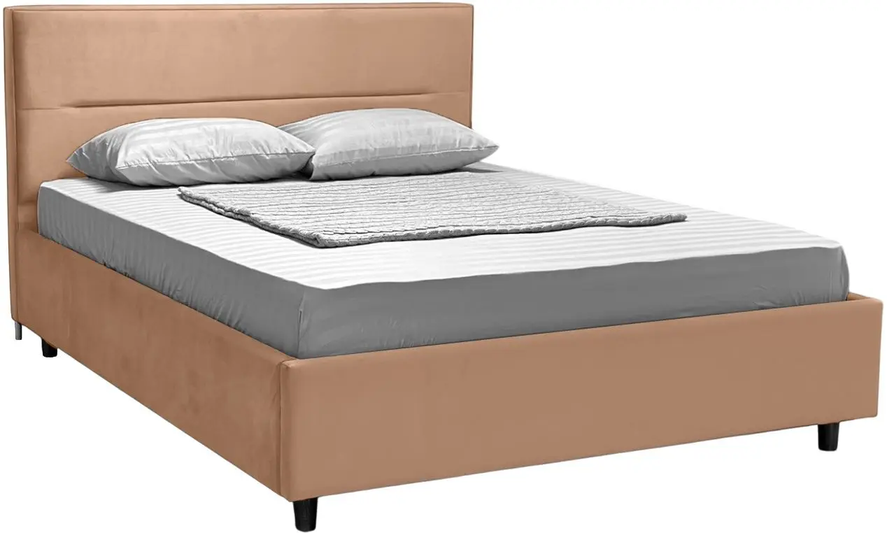 Pat cu saltea Charmbed Confort Lilia + Lux Ortopedic 180х200 (Beige) - 2