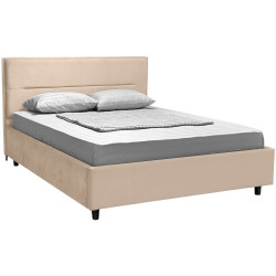 Pat cu saltea Charmbed Confort Lilia + Lux Ortopedic 180х200 (Milk Coffee) Thumb