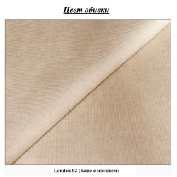 Pat cu saltea Charmbed Confort Lilia + Lux Ortopedic 180х200 (Milk Coffee) Thumb
