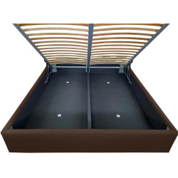 Кровать с матрасом Charmbed Confort Olivia Balaton 28 Brown + Saltconfort Classic Ortopedic 160х200/20 Thumb