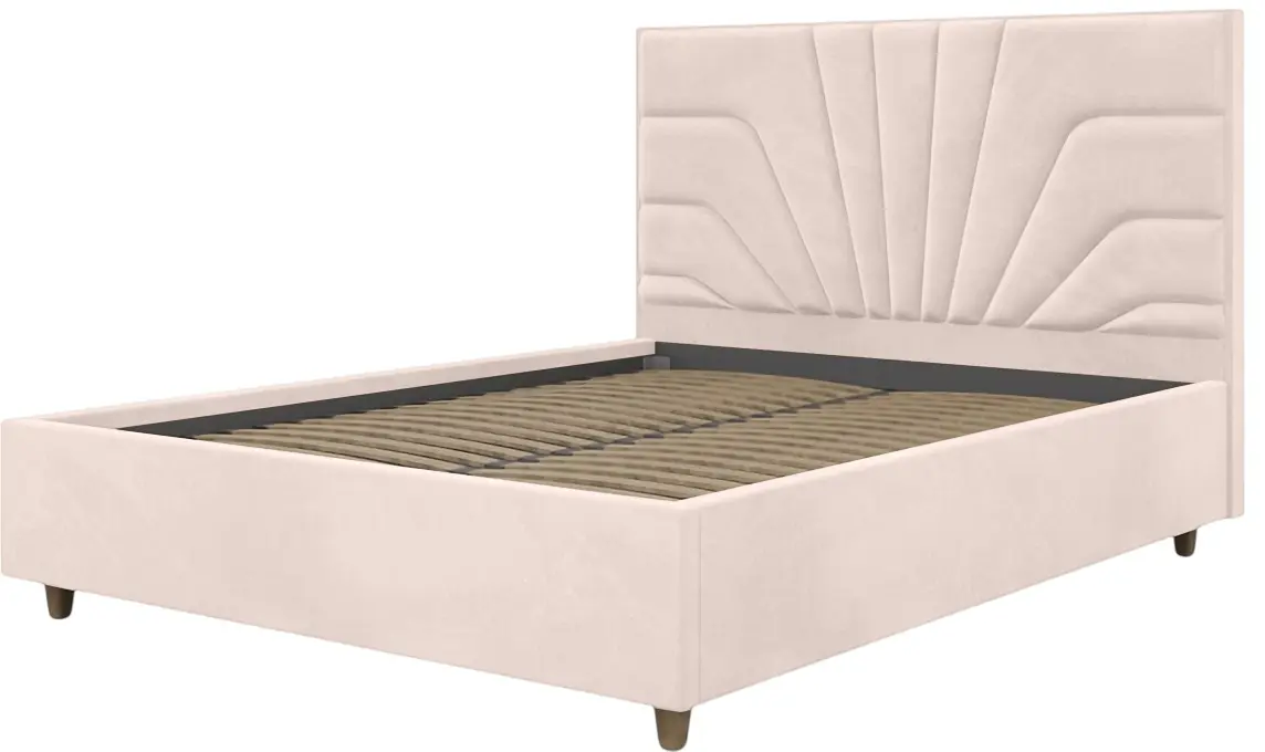 Pat cu saltea Charmbed Confort Oxana Modern + Lux Ortopedic 180х200 (Beige) - 3