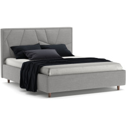 Pat cu saltea Charmbed Confort Seul Modern + Lux Ortopedic 180х200 (Light Grey) Thumb