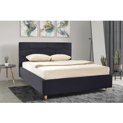 Кровать с матрасом Charmbed Confort Solomia London 16 Dark Grey + Saltconfort Classic Ortopedic 140х200/20 Thumb