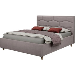 Pat cu saltea Charmbed Confort Solomia Modern + Lux Ortopedic 180х200 (Silver) Thumb
