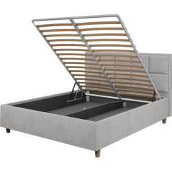 Pat cu saltea Charmbed Confort Tatiana Modern + Lux Ortopedic 180х200 (Light Grey) Thumb