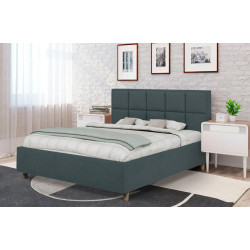 Pat cu saltea Charmbed Confort Tatiana Vega 35 Graphite + Saltconfort Classic Ortopedic 160х200/20 Thumb