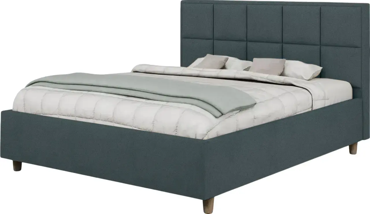 Pat cu saltea Charmbed Confort Tatiana Vega 35 Graphite + Saltconfort Classic Ortopedic 160х200/20