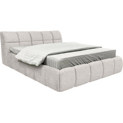 Pat cu saltea Charmbed Lux Jenny + Lux Ortopedic 180х200 (Light Grey) Thumb