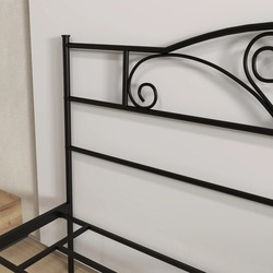 Pat cu saltea Homcom 831-417V01 Black + Saltconfort Classic Ortopedic 160х200/20 Thumb